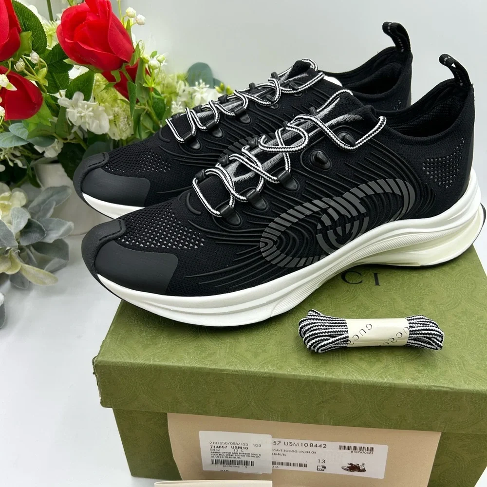 Men's Gucci interlocking G run trainer size 13 made in Italy